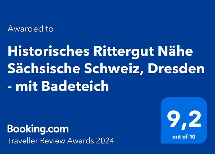 Historisches Rittergut Hexenburgbeidresden Nahe Sachsische Schweiz, Dresden - Mit Badeteich *